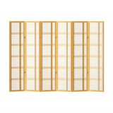 Bairnsdale 6 Panel Room Divider Screen, Natural