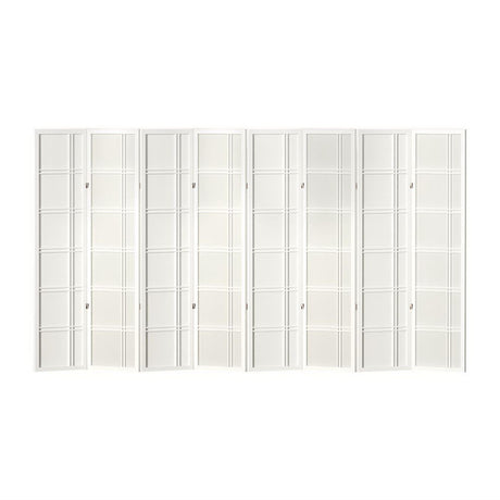 Artiss NOVA 8-Panel White Room Divider Screen — 353x179cm — Allure Home Collections