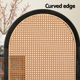 Artiss 3-Panel Rattan Brown Room Divider Screen — 151x180cm, Paulownia Wood — Allure Home Collections