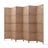Artiss 6-Panel Woven Room Divider — 245x170cm, Natural or Black — Allure Home Collections