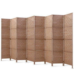 Paynesville 8 Panel Woven Room Divider Screen, Natural