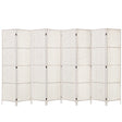 Paynesville 8 Panel Woven Room Divider Screen, White