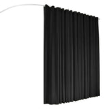 Buchan Ceiling Mounted Curtain Room Divider, Black view 3