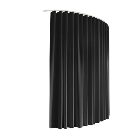 Buchan Ceiling Mounted Curtain Room Divider, Black view 8