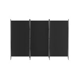 Artiss 3-Panel Fabric Room Divider Screen — 260x180cm, Powder-Coated Metal, Detachable — Allure Home Collections