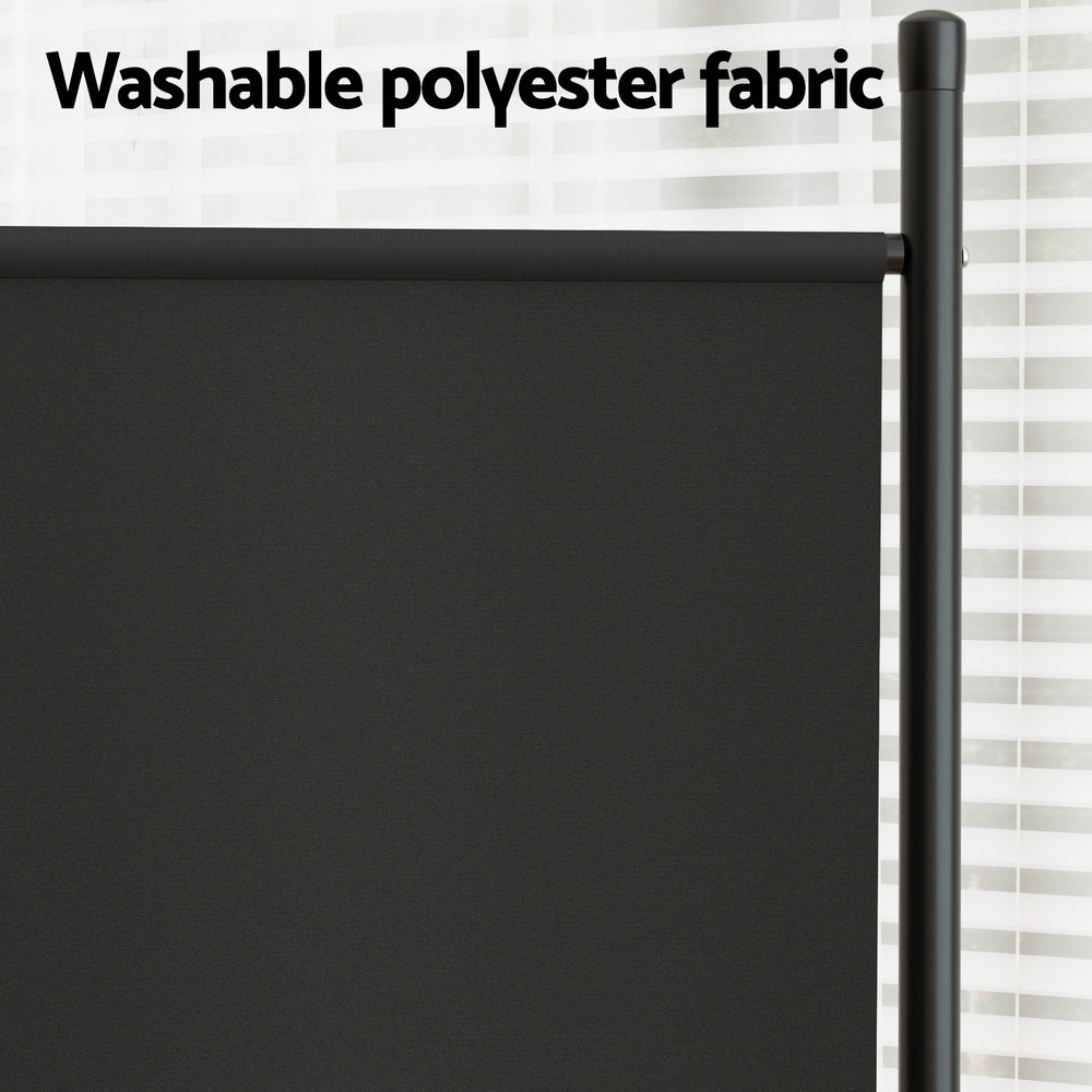 Artiss 3-Panel Fabric Room Divider Screen — 260x180cm, Powder-Coated Metal, Detachable — Allure Home Collections