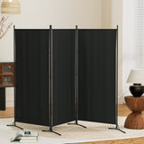 Artiss 3-Panel Fabric Room Divider Screen — 260x180cm, Powder-Coated Metal, Detachable — Allure Home Collections