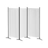 Artiss 3-Panel Fabric Room Divider Screen — 260x180cm, Powder-Coated Metal, Detachable — Allure Home Collections