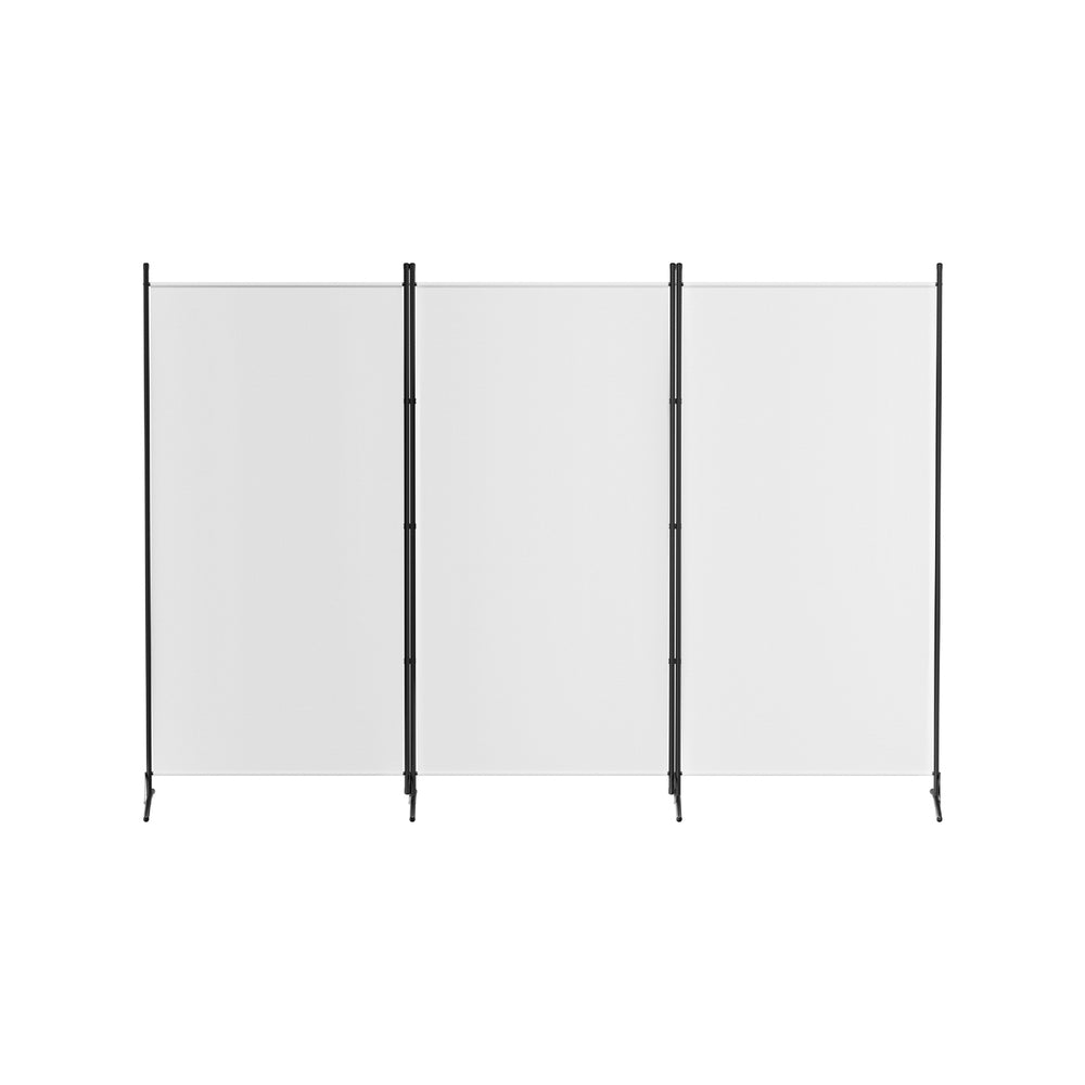 Artiss 3-Panel Fabric Room Divider Screen — 260x180cm, Powder-Coated Metal, Detachable — Allure Home Collections