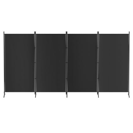 Artiss 4-Panel Fabric Freestanding Room Divider — 345x180cm, Portable, Washable Option — Allure Home Collections