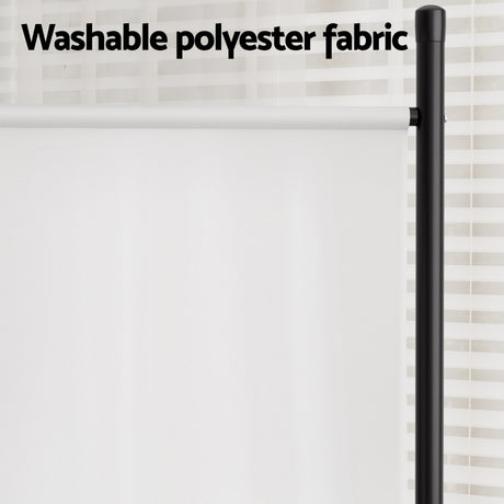 Artiss 4-Panel Fabric Freestanding Room Divider — 345x180cm, Portable, Washable Option — Allure Home Collections