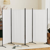 Artiss 4-Panel Fabric Freestanding Room Divider — 345x180cm, Portable, Washable Option — Allure Home Collections