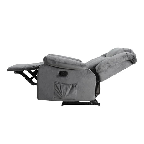 Artiss Electric Massage Recliner Chair — Grey Velvet, Heated, Lounge Sofa Style — Allure Home Collections