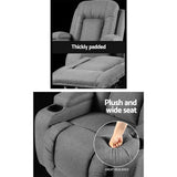 Artiss Electric Massage Recliner Chair - Grey