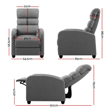 Artiss Bolivia Premium Recliner Armchair Artiss