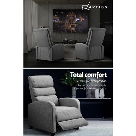 Artiss Bolivia Premium Recliner Armchair Artiss