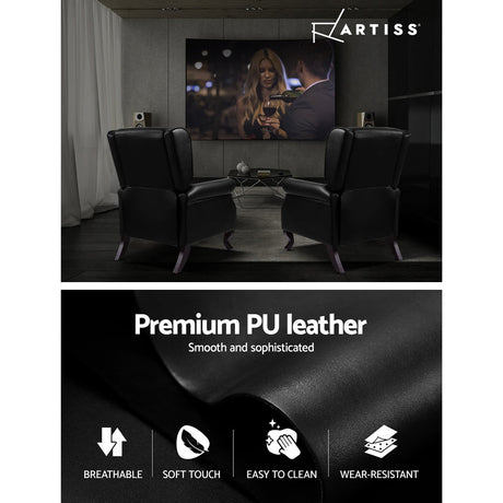Artiss Domini Recliner Armchair Artiss