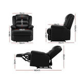 Mount Victoria Recliner Chair, Black