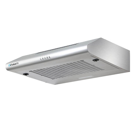 Dimension diagram of the 600 mm slimline range hood
