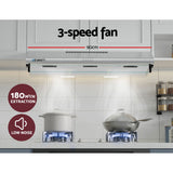 Five layer aluminium grease filters removed from the range hood