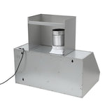 Remote control supplied with the 900 mm range hood