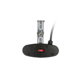 Adjustable swivel brackets that let the strip heater be angled up or down