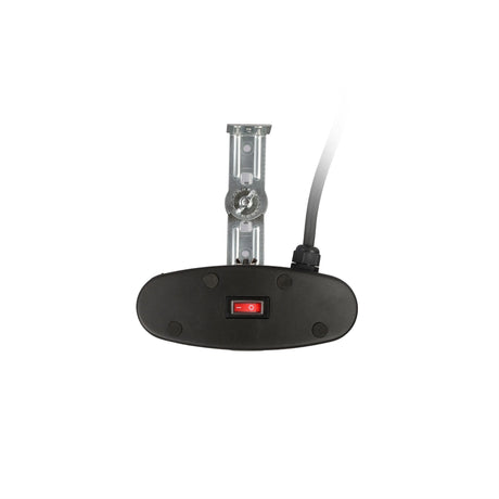 LED control panel on the end of the 3000 W radiant strip heater