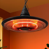 Albano Electric Patio Heater, 1500W, Ceiling Mount, Remote