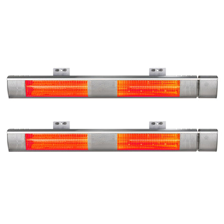 Aluminium reflector and heating tube inside the infrared strip heater