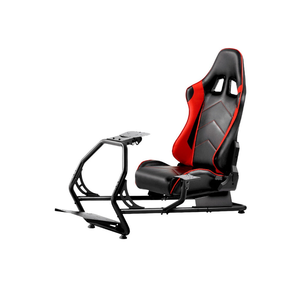 Artiss Racing Simulator Cockpit — Premium Steel and PVC Leather — Allure Home Collections