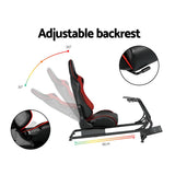 Artiss Racing Simulator Cockpit — Premium Steel and PVC Leather — Allure Home Collections