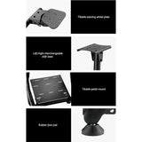 Artiss Racing Simulator Cockpit — Premium Steel and PVC Leather — Allure Home Collections