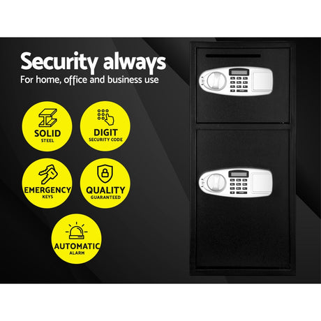 Estepona Security Safe, Double Door, Digital Keypad