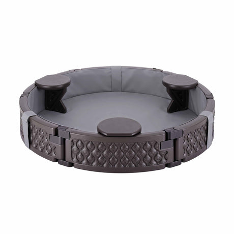 Kids round outdoor sandpit dimensions