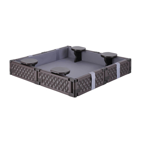 Kids square outdoor sandpit dimensions