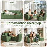 Marlowe Three Seater Modular Sofa Bed, view 5