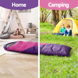 Weisshorn Kids Sleeping Bag Set of 2, Single 172cm, Thermal, Camping Hiking