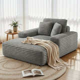 Alfaz grey faux fur sofa bed in a modern living room