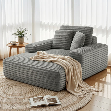 Alfaz grey faux fur sofa bed in a modern living room