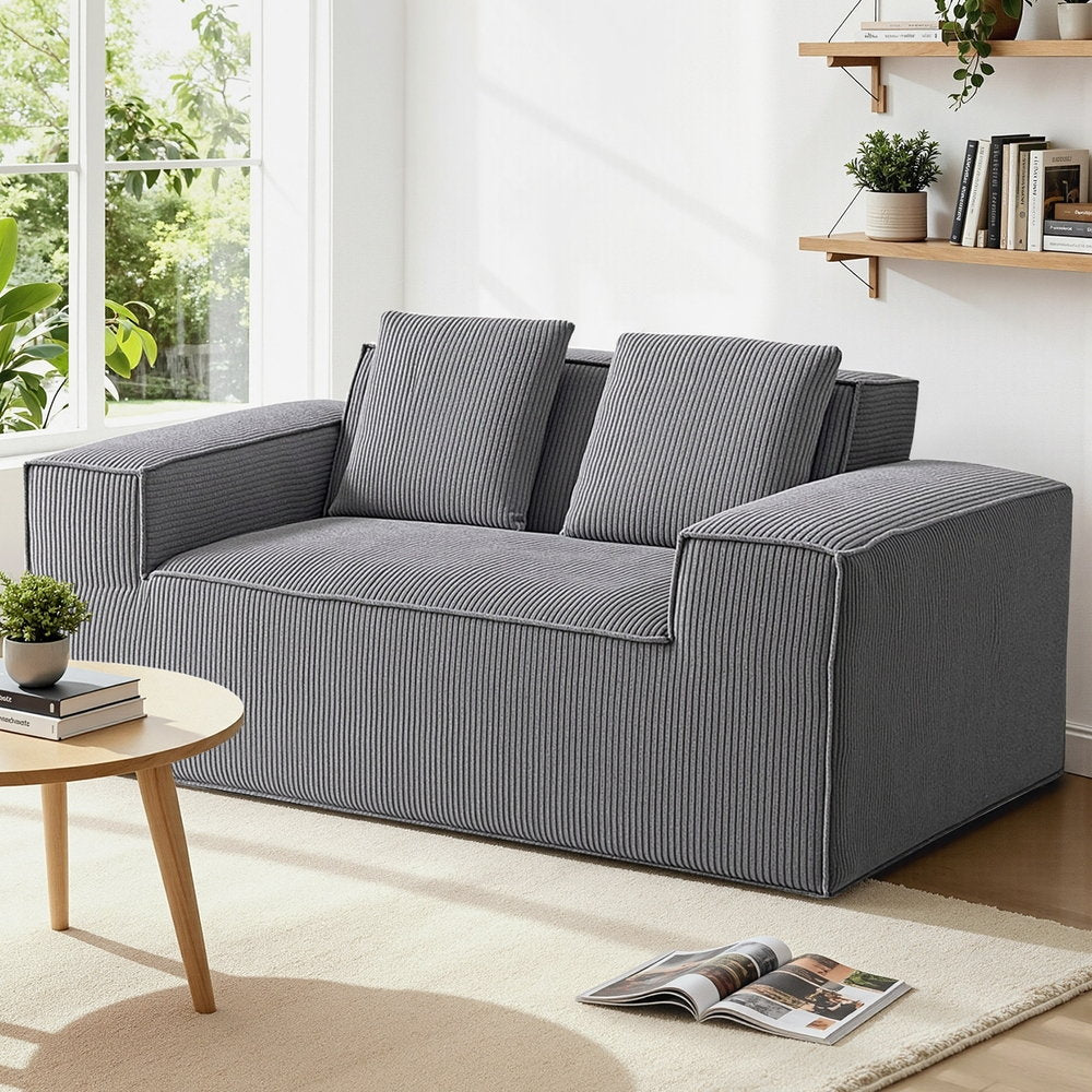 Alfaz 2 Seater Sofa, Grey