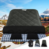 Weisshorn Double Sleeping Bag with Pillow, -10°C, Thermal, Grey