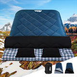 Weisshorn Double Sleeping Bag with Pillow, -10°C, Thermal, Blue