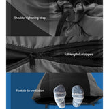 Weisshorn Single Sleeping Bag, -20°C, Thermal, Black