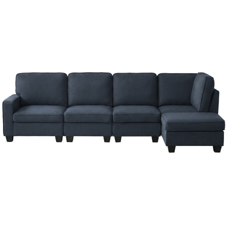 Tamariu 5 Seater Modular Sofa, Dark Grey
