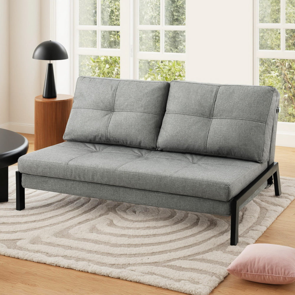 Colera 2 Seater Sofa Bed, Grey