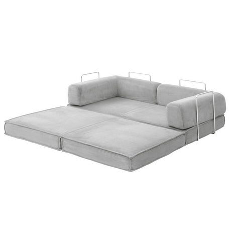 Otis Convertible Sofa Bed, Grey, view 2
