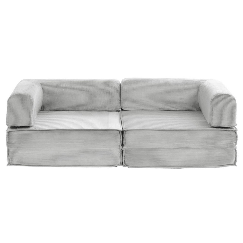 Otis Convertible Sofa Bed, Grey, view 4