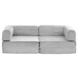 Otis Convertible Sofa Bed, Grey, view 4