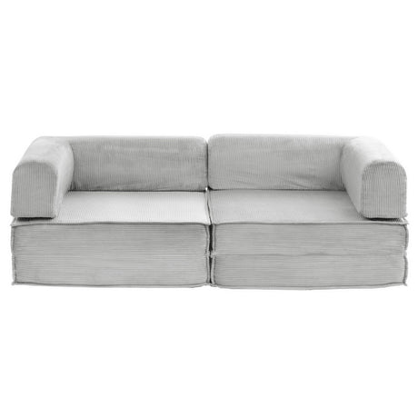 Otis Convertible Sofa Bed, Grey, view 4