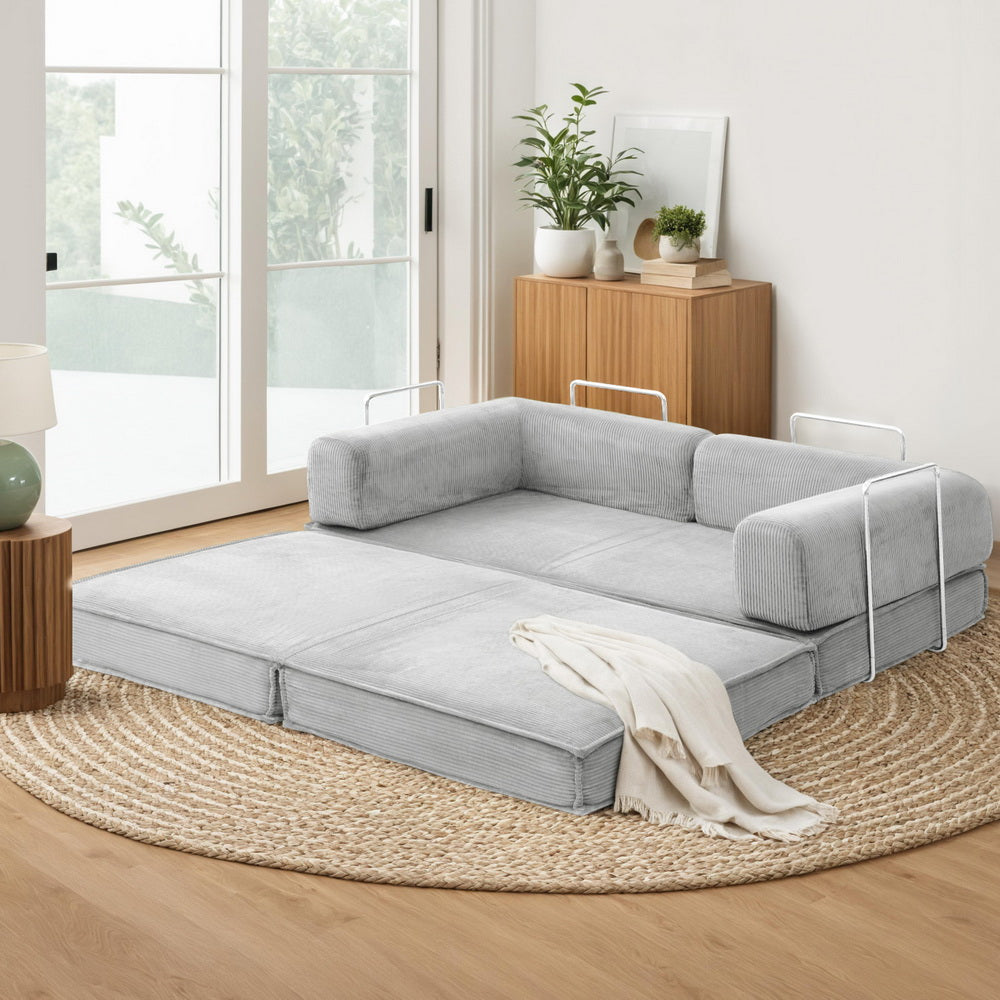 Otis Convertible Sofa Bed, Grey